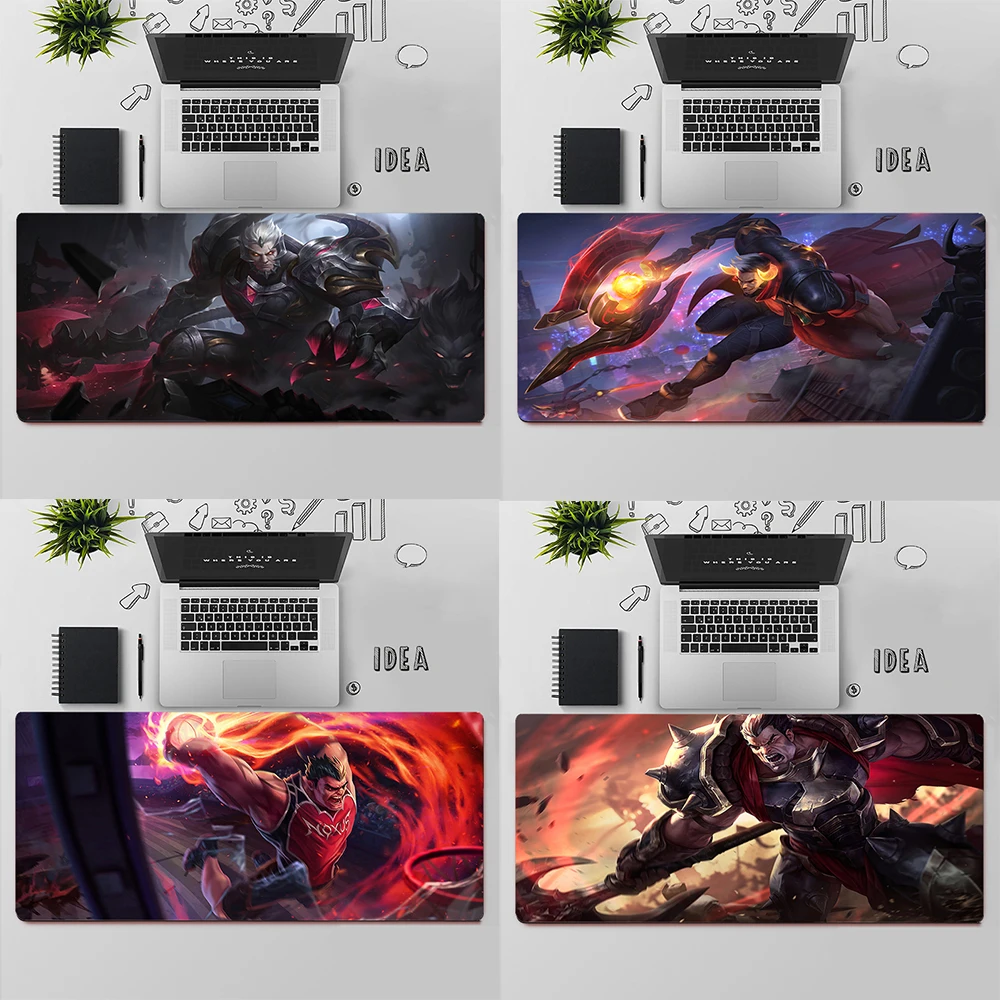 Игровой коврик для мыши League of Legends большой компьютерный геймеров клавиатуры