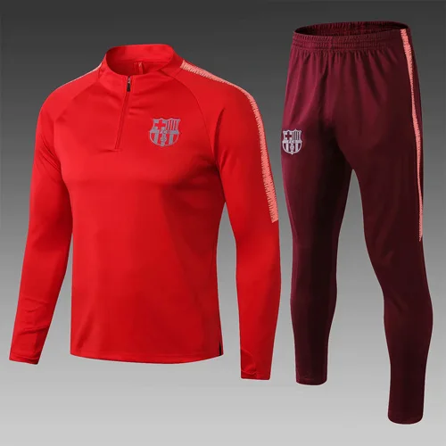 Топ 19 20 года, одежда для футбола, спортивный костюм GRIEZMANN SUAREZ UMTITI, мужской тренировочный костюм на молнии, Футбольная майка - Цвет: Многоцветный