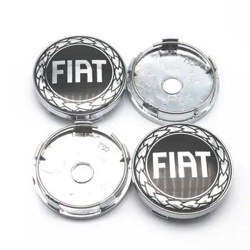 

4pcs 60mm Wheel Center Hub Caps Car Emblem Badge Logo Wheel Center Cap For Fiat Viaggio Abarth Punto 124 125 500 Car Styling