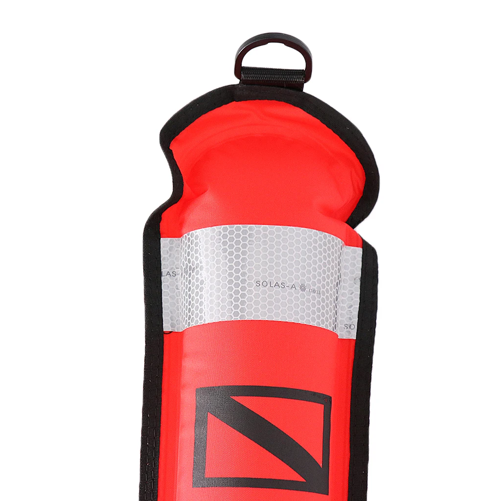 6 Ft Scuba Diving Dive Signal Tube Surface Marker Bouy with Inflator (SMB / Safety Sausage) Surface Marker Buoy 