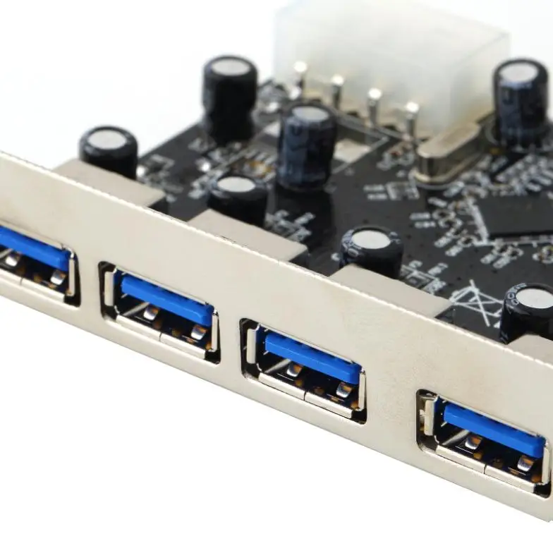 1 шт. 4 порта 5 Гбит/с Superspeed USB 3,0 PCI-E PCI карта адаптер для XP Vista Win7 C1