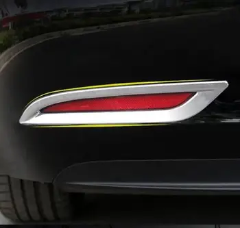 

High quality ABS chrome 2pcs car rear fog lamp decorative cover,fog light decorative frame for Tesla Model3 model 3 2017-2020