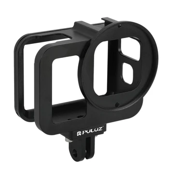 

PULUZ for GoPro HERO8 Black Housing Shell CNC Aluminum Alloy Protective Cage with Insurance Frame & 52mm UV Lens