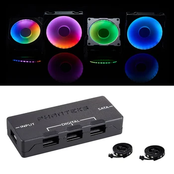 

Symphony Light Strips Controller Splitter Led Remote Controller Led Dimmer Controller D-RGB Control HUB 3 Pin 5V