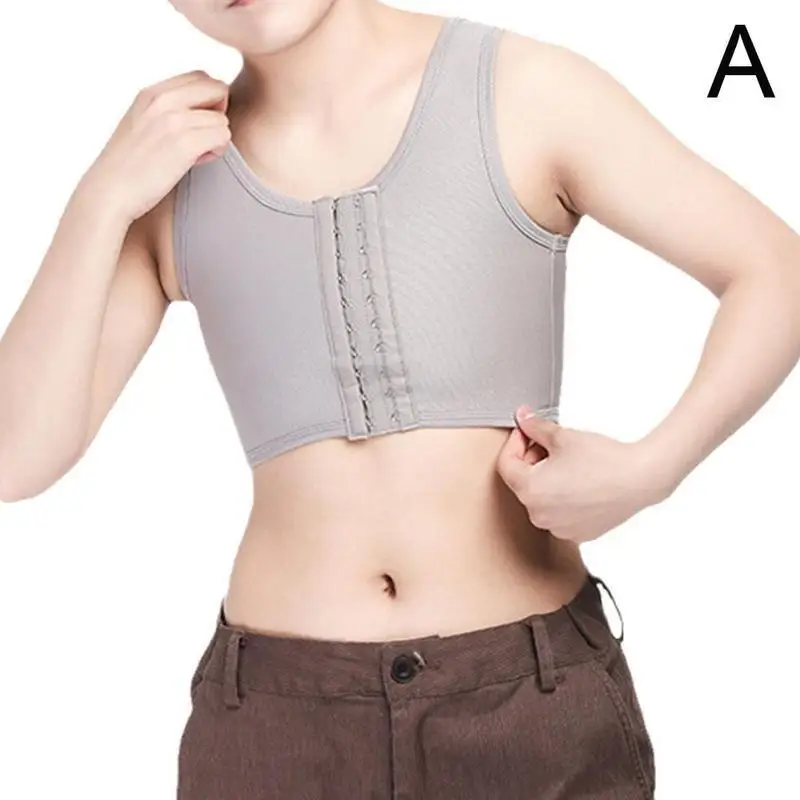 backless shapewear S-4xl Breast Chest Binders Transexual Vest Tomboy Chest Lesbian Binders Bra Undershirt Flatten Chest Shapers Casual Short Tops shapewear Shapewear