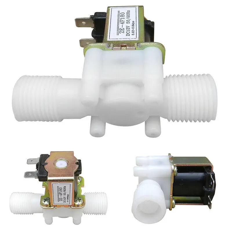 DC 12V 1/2&quot N/C Electric Solenoid Valves Magnetic Water Air Closed 0.02-0.8Mpa | Обустройство дома
