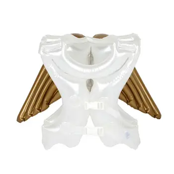 

Inflatable Kids Swimming RingAngel Wings Shape Swimsuit Baby Safety for Beach Pool