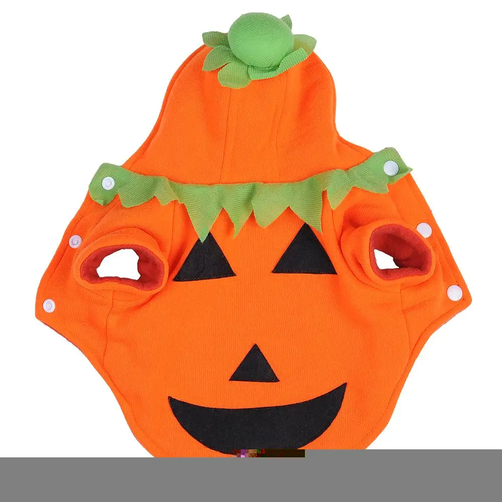 Cute Pumpkin Dog Clothes Christmas Costume For Small Pet Transformed Cloth Costume Dress Xmas Clothes For Kitty Dogs