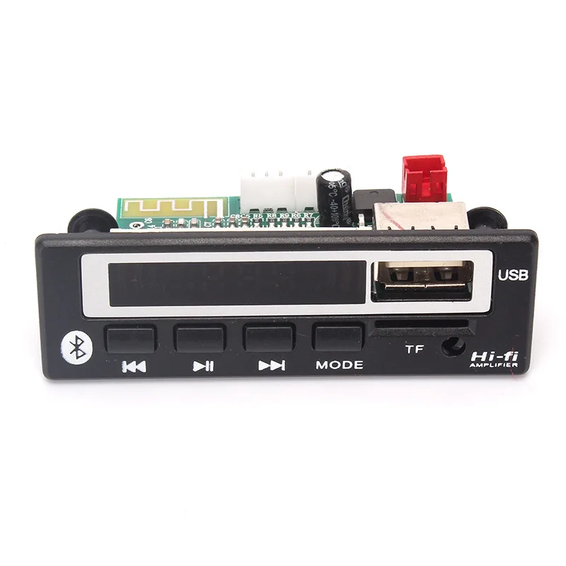 1 шт. автомобильный аудио USB TF FM радио модуль беспроводной Bluetooth 5 в 12 В MP3 WMA декодер доска MP3-плеер с пультом дистанционного управления для автомобиля
