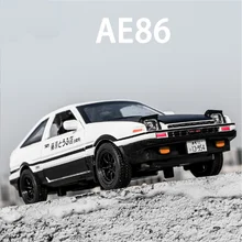 

1:32 Scale 15cm Alloy Model AE86 Classical Car Diecast Pullback Vehicle With Light And Sound Collection Display For Chlidren