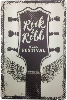 

Metal Vintage Tin Sign Rock Festival for Movie House Bar Pub Funny Wall Art Sign 20x30cm