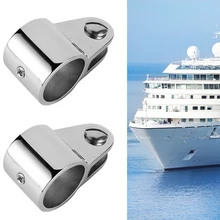 2 шт. Bimini верхняя челюсть горка для оборудование для морских лодок фитинг из нержавеющей стали внутри диаметр 7/8 дюймов 22 мм