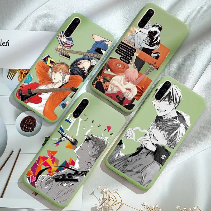 

Japan Anime Given Phone Case Candy Color for iPhone 6 7 8 11 12 s mini pro X XS XR MAX Plus