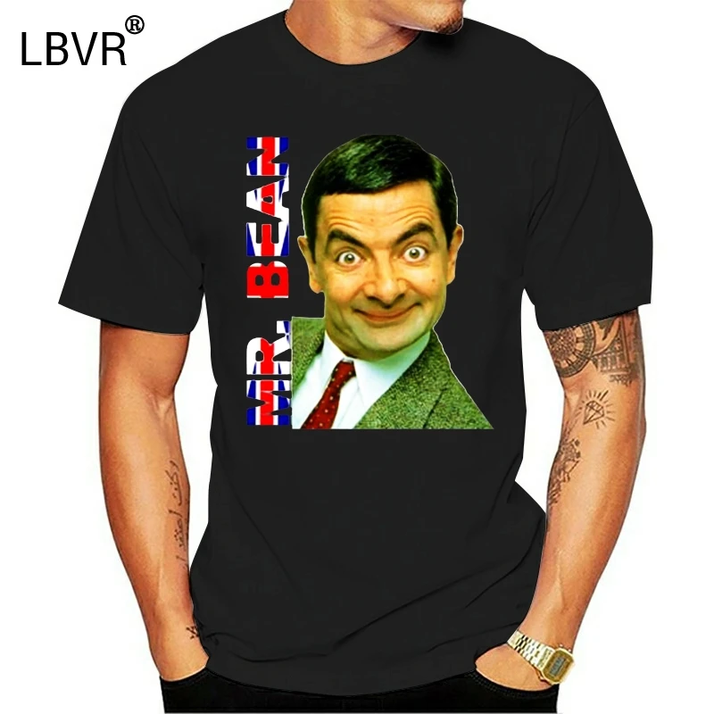 Футболка Mr Bean в британском стиле Новое поступление 2017 Мужская футболка новая