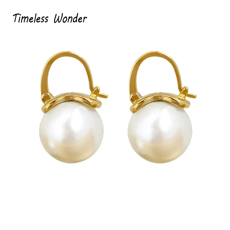 

Timeless Wonder Glam Faux Pearl Geo Stud Statement Earrings Women Jewelry Stunning Gift Wedding Elegant Trendy Boho Ins 6345