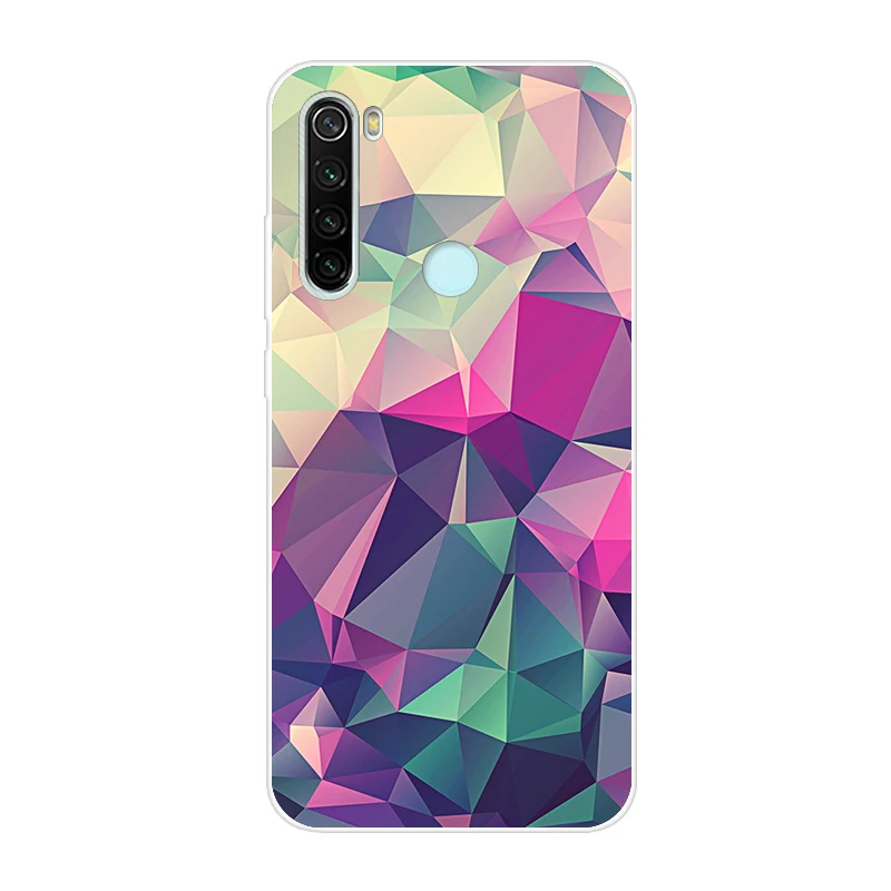 Молочно-Белый Чехол из ТПУ для Xiaomi Redmi Note 8, мягкий силиконовый чехол для Xiaomi Redmi Note 8 Pro, чехол для Redmi Note8 8Pro, чехол для телефона с рисунком - Цвет: Молочно-Белый