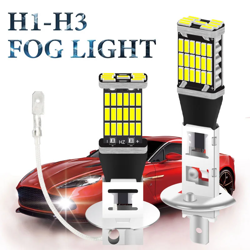 Headlamp Fog-Light Motorcycle-Lamp Canbus-4014 12V Car Auto H1 Led 1pc Daytime Led-Tail