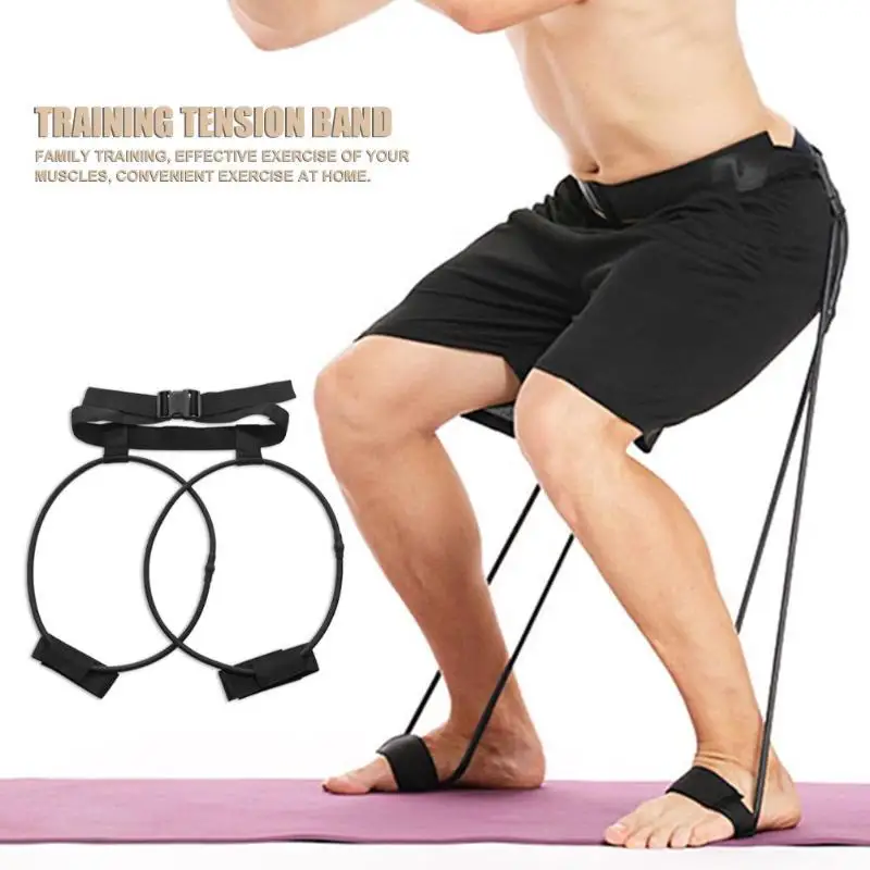Тянущаяся веревка эластичные Эспандеры для фитнеса комплект для тренировки упражнений трубка практическая тренировка резиновый