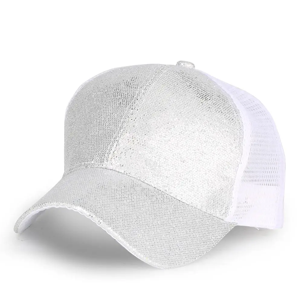 

2019 Shinning Baseball Cap Adjustable Hats Mesh Girls Sport Cap Fashion Spring Summer Hip Hop Boy Hat Cheap Drop Shipping Suncap