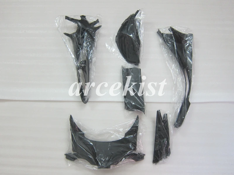 ABS литья под давлением полный обтекатель комплект Подходит для Honda CBR1000RR 08 09 10 11 Обтекатели набор CBR 1000 RR 2008 2009 2010 2011 черный