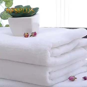 

Thicken Bath Towel For Adults 100% Cotton Pure White Heavy Terry Absorbent Hand Face Towel For Bathroom and 5 Star Hotel