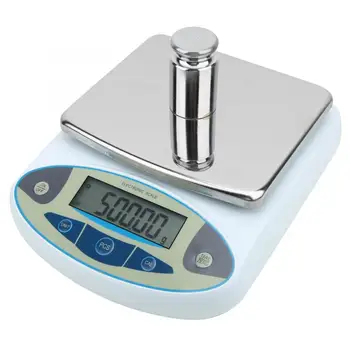 

2kg 0.01g Digital High Accuracy Lab Analytical Electronic Balance with 2 Weights Digital Scale