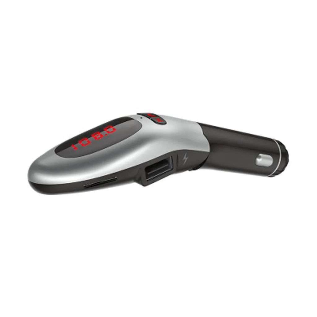 Беспроводной Bluetooth fm-передатчик для автомобиля MP3 музыкальный плеер радио с usb-портом, светодиодная цифровой дисплей Поддержка функции u-диска