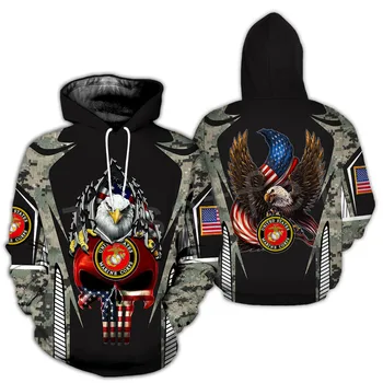 

Tessffel America Marine Camo Skull Pullover Soldier Army NewFashion Harajuku 3DPrint Zip/Hoodie/Sweatshirt/Jacket/Men/Women B-4