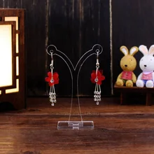 30 шт./лот акриловые серьги Dislay сережки реквизита держатель серьги показ стойки серьги Витрина