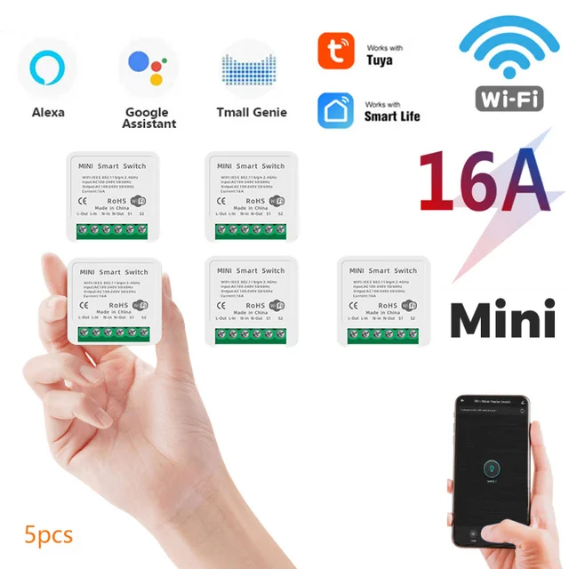 5Pcs Switch 16A