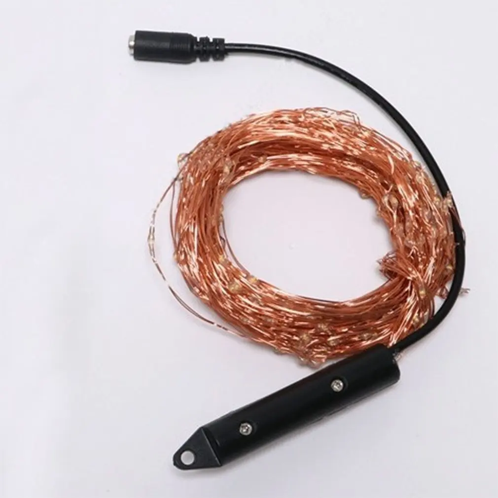 

ICOCO 2 Meters 200 LED Tree Vine Lamp Copper Wire String Flexible Led Mains Socket Micro Silver Wire Copper Fairy String Lights