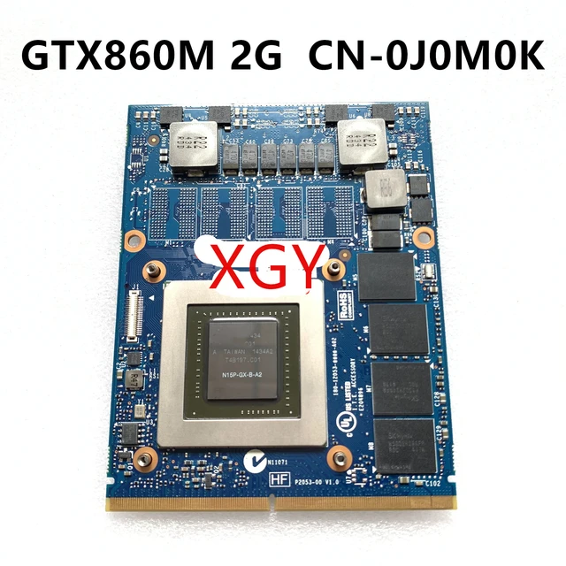 Original FOR DELL alien GTX 860M Graphics card N15P-GX-B-A2 J0M0K 0J0M0K  100% Test Ok - AliExpress