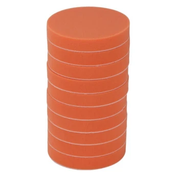 

10Pcs Sponges Waves Plate Compound Car Polishing Tools Drill Adapter Polish Sponge Set Waxing Buffing Pad
