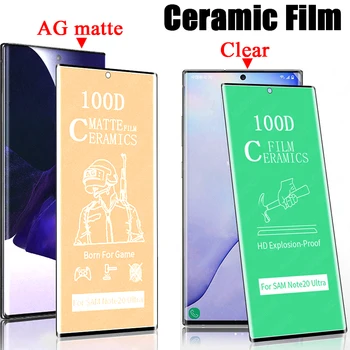 3 Pezzi Pellicola Protettiva in Ceramica 3D Curva Trasparente Morbida 100D per Samsung Galaxy S25 S24 S23 S22 S21Ultra Plus