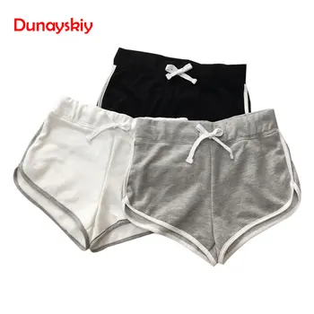 

Slim Versatile 2020 Female Shorts Mini Cotton Women Cotton Bow Sash Casual Streetwear Casual Elastic Waist