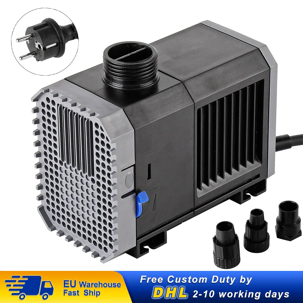 Bomba de agua sumergible para estanque de peces, 230V, 6W, 8W, 16W, 25W, 35w, 500L/H, 600L/H, 900L/H, 1500L/H, 2000L/H