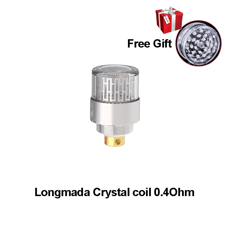 Only Coil Longmada кристаллический резервуар распылитель система отопления воск масло сухой травы разбиться испаритель нить 510 чистый кварц камера для Dab ручка Vape - Цвет: Only Coil