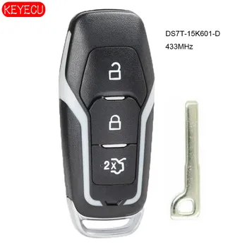 

KEYECU Smart Remote Car Key ASK 433MHz With HITAG PRO Chip for Ford Mondeo Edge S-Max Galaxy 2014-2018 FCC: DS7T-15K601-D