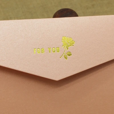 50 шт./лот Высокое качество#5 200GSM бумажные конверты с буквами спасибо, для вас приглашения свадебные конверты - Цвет: pink