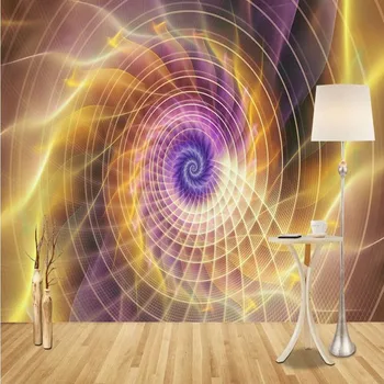 

Milofi custom large wallpaper mural European abstract fractal curve flower living room bedroom background wallpaper mural