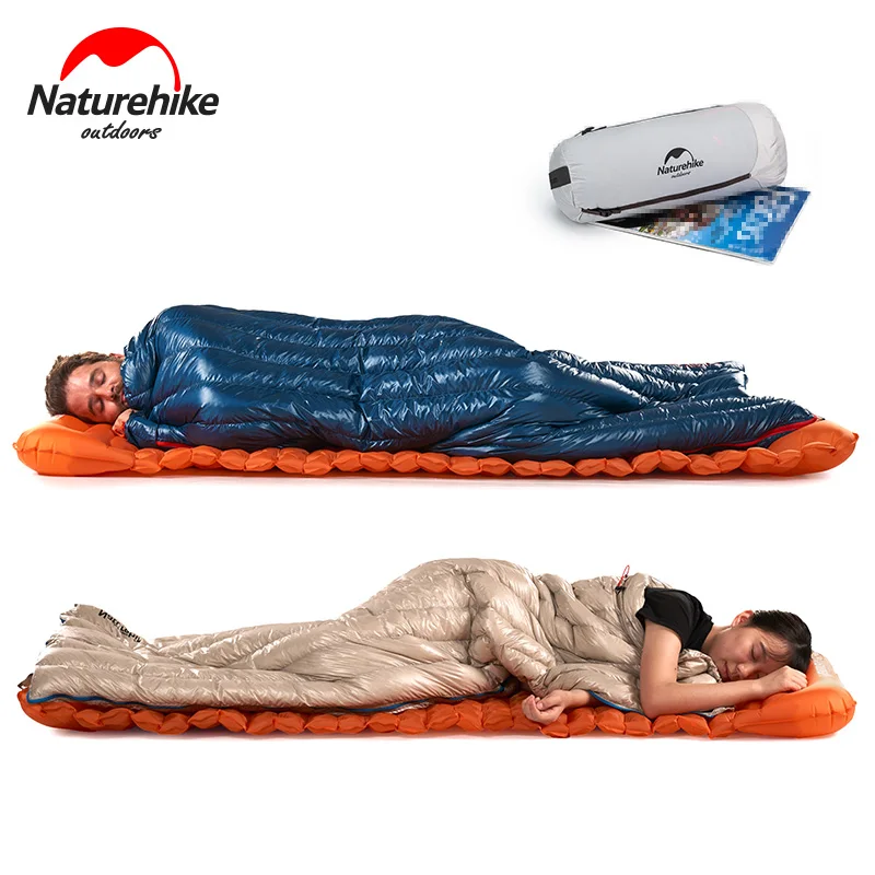 Naturehike 850FP конверт спальный мешок Зимний Открытый Кемпинг Сверхлегкий