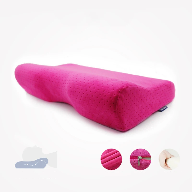 Memory Foam постельные принадлежности защитная подушка для шеи медленный отскок Подушка-бабочка здоровья затылочный шейный размер в 50*30 см