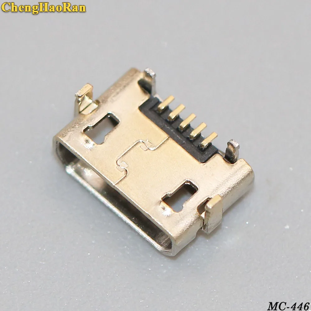 ChengHaoRan 100 шт потребительских упаковок для микро USB jack Разъем для Huawei Y5 II CUN-L01/для Amazon Kindle Fire 5th Gen SV98LN разъём usb-порта