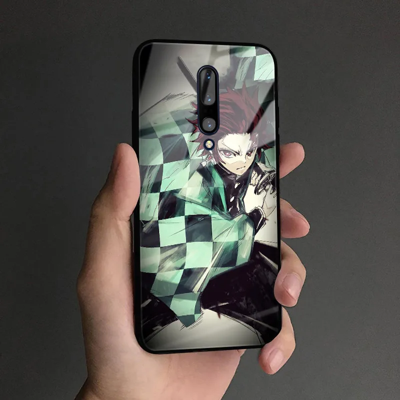 AE 2162 Demon Slayer Kimetsu no Yaiba чехол для телефона аниме для OnePlus 6 6T 7 7T Pro закаленное стекло мягкий силиконовый гладкий Чехол - Цвет: AE 2162