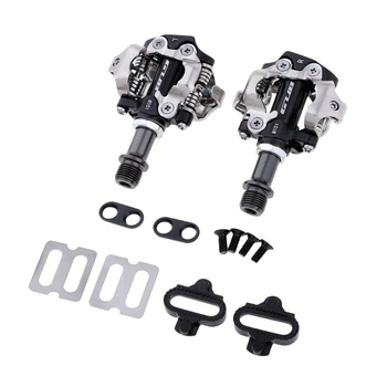 

Aluminum Alloy + Cr-Mo Axle MTB Mountain Bike Clipless Pedals With Cleats