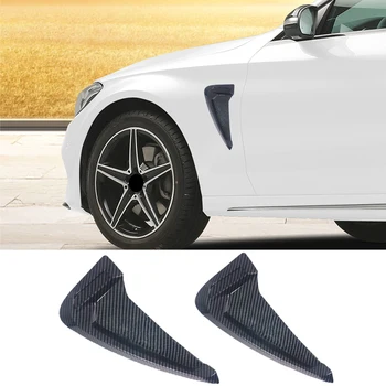 

2pcs Carbon Air Vent Fender Sticker Decal for AMG Mercedes Benz W202 W204 W205 W220 W211 W212 W210 Fender Side Stickers Trim