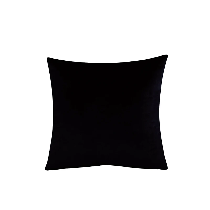 Velvet Throw Pillow Cover - Soft Solid Decorative Cushion Case for Home, Sofa, and Bedroom - Cozy Square Pillowcase