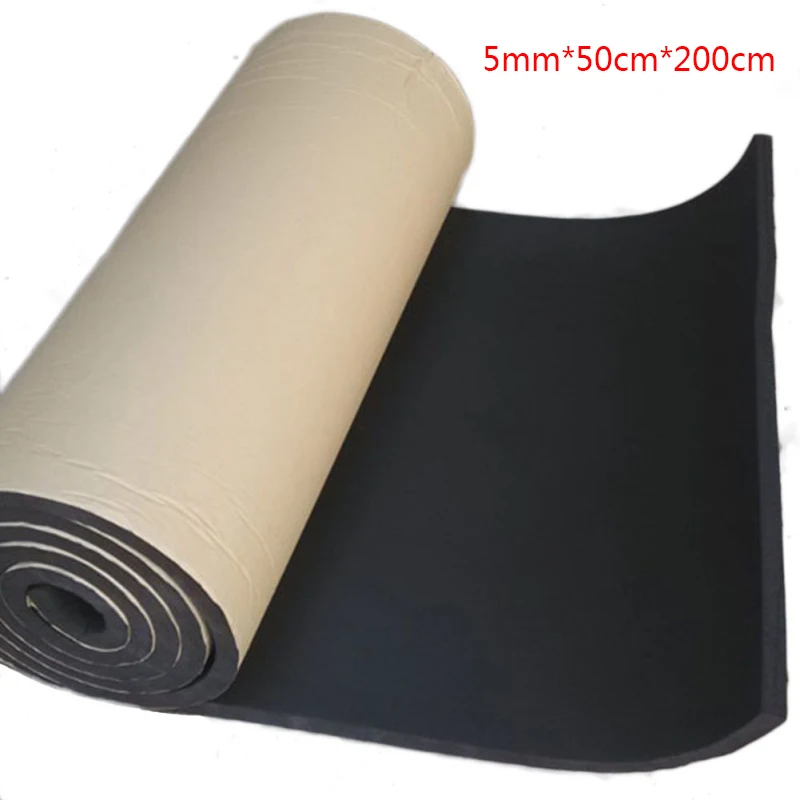 Car Sound Deadener Foam Rubber Mat Bonnet Insulation Auto Flame Retardancy Vibration Isolation Hood Engine Sticker | Автомобили и