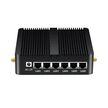 Mini PC PfSense Firewall OPNSense Gateway Router VPN Computer Intel Celeron Quad Core J1900 6 Gigabit Ethernet NICs Desktop qotom pfsense mini pc with celeron 3855u 3865u processor and 6 gigabit nics serial fanless mini pc firewall router