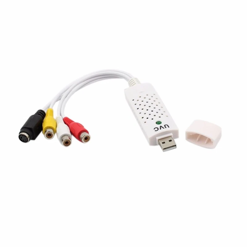 USB Easycap Аудио Видео карта захвата VHS к DVD ТВ тюнер конвертер адаптер для Win7 8 XP